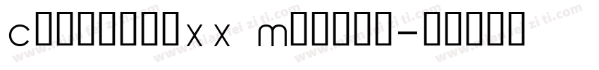 CircularXX Medium字体转换